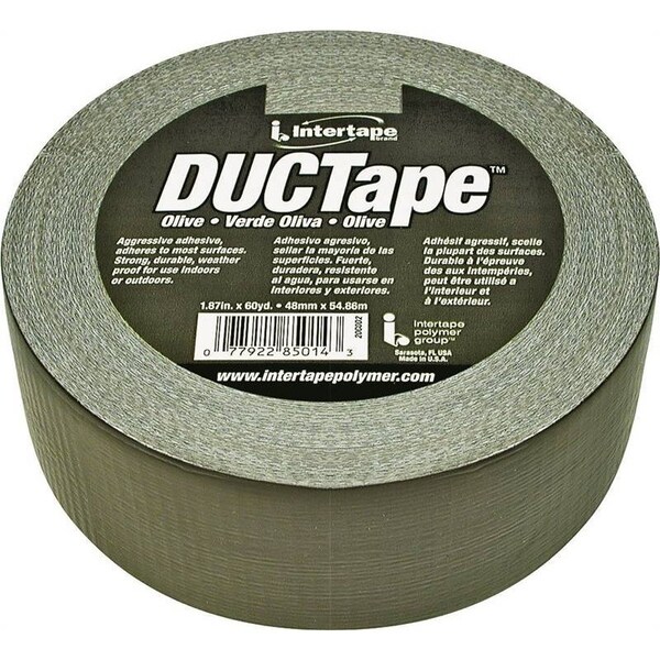 Intertape Tape Duct Olive 1.88Inx60Yd 20COD2 Zoro